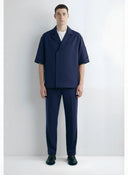 ARDEN TECH Double-Breasted Short Sleeve Shirt - AVYRES