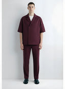 ARDEN TECH Double-Breasted Short Sleeve Shirt - AVYRES