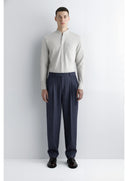 NOOR Collarless Shirt