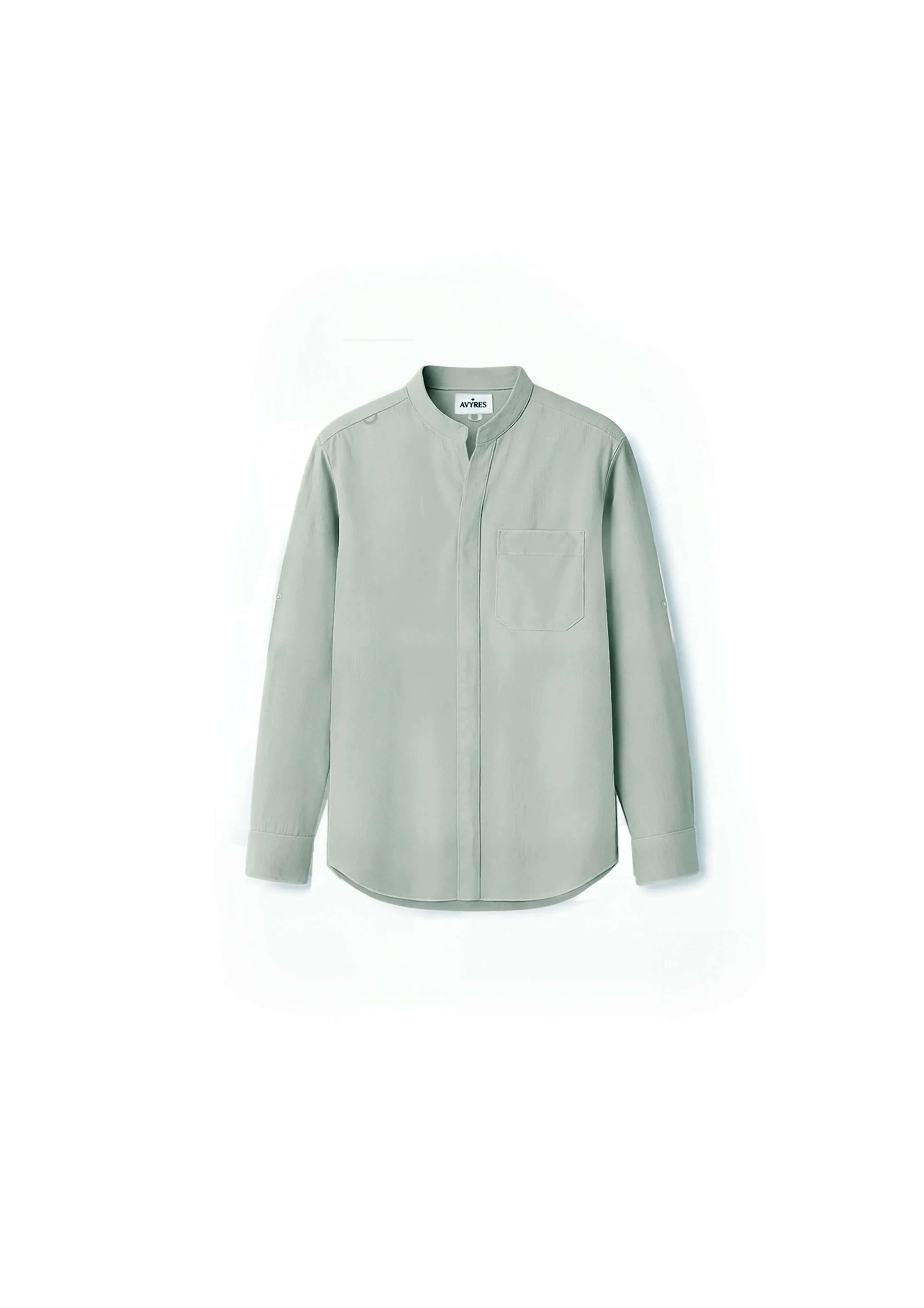 NOOR Collarless Shirt – AVYRES