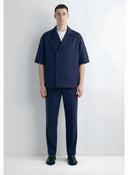 ARDEN TECH Double-Breasted Short Sleeve Shirt - AVYRES