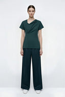 DRAPÉ - Draped Fitted T-Shirt - AVYRES