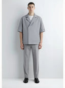 ARDEN TECH Double-Breasted Short Sleeve Shirt - AVYRES